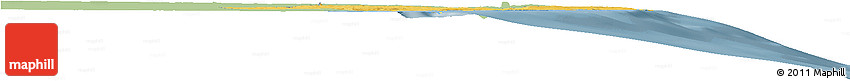 Savanna Style Horizon Map of Mossuril, single color outside