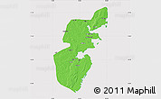 Political Map of Mossuril, cropped outside