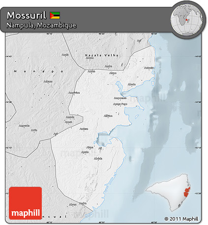 Silver Style Map of Mossuril