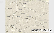 Shaded Relief 3D Map of Muecate