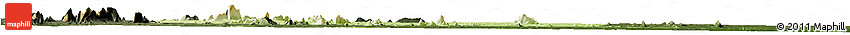 Physical Horizon Map of Muecate, darken