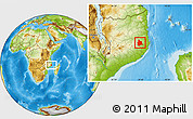 Physical Location Map of Muecate