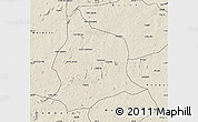 Shaded Relief Map of Muecate