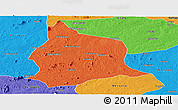 Political Panoramic Map of Muecate