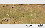 Satellite Panoramic Map of Muecate