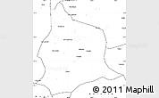 Blank Simple Map of Muecate