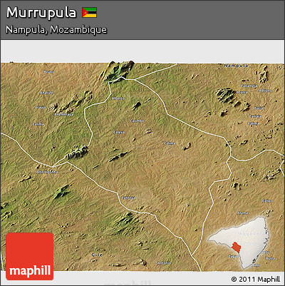 Satellite 3D Map of Murrupula