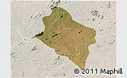 Satellite 3D Map of Murrupula, lighten