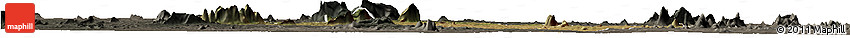 Satellite Horizon Map of Murrupula, darken, semi-desaturated