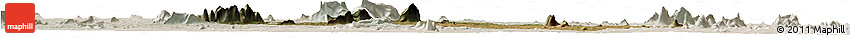 Satellite Horizon Map of Murrupula, lighten