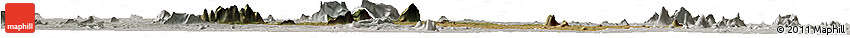 Satellite Horizon Map of Murrupula, lighten, semi-desaturated
