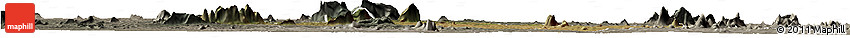 Satellite Horizon Map of Murrupula, semi-desaturated