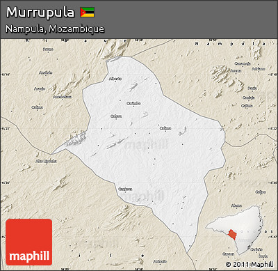 Classic Style Map of Murrupula