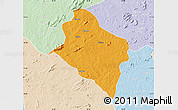Political Map of Murrupula, lighten