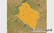 Political Map of Murrupula, satellite outside