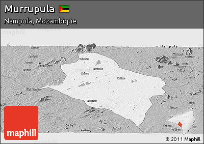 Gray Panoramic Map of Murrupula