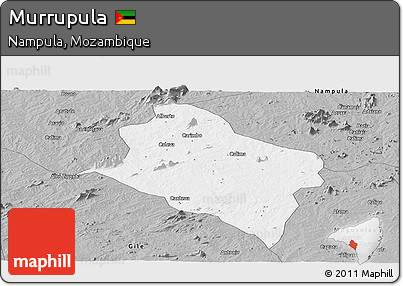 Gray Panoramic Map of Murrupula