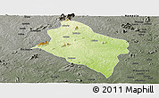 Physical Panoramic Map of Murrupula, darken, semi-desaturated