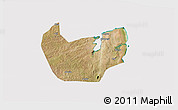 Satellite 3D Map of Nacala Velha, cropped outside