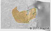 Satellite 3D Map of Nacala Velha, lighten, desaturated