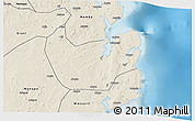 Shaded Relief 3D Map of Nacala Velha