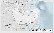 Silver Style 3D Map of Nacala Velha