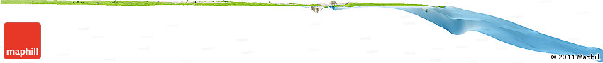 Shaded Relief Horizon Map of Nacala Velha, physical outside Shaded Relief Horizon Map of Nacala Velha, physical outside