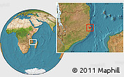 Satellite Location Map of Nacala Velha