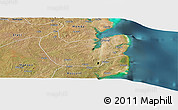 Satellite Panoramic Map of Nacala Velha