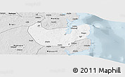 Silver Style Panoramic Map of Nacala Velha