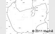 Blank Simple Map of Nacala Velha