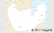 Classic Style Simple Map of Nacala Velha