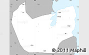 Gray Simple Map of Nacala Velha