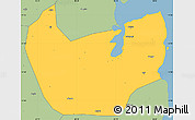 Savanna Style Simple Map of Nacala Velha