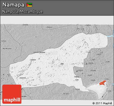 Gray 3D Map of Namapa