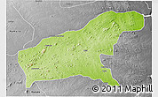 Physical 3D Map of Namapa, desaturated