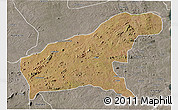 Satellite 3D Map of Namapa, semi-desaturated