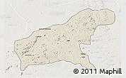 Shaded Relief 3D Map of Namapa, lighten