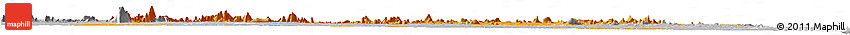 Political Horizon Map of Namapa, lighten, desaturated