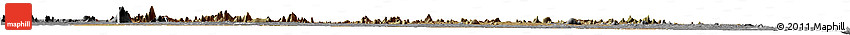 Satellite Horizon Map of Namapa, desaturated