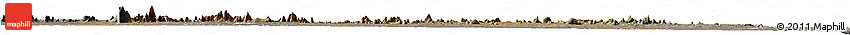 Satellite Horizon Map of Namapa, semi-desaturated
