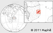 Blank Location Map of Namapa