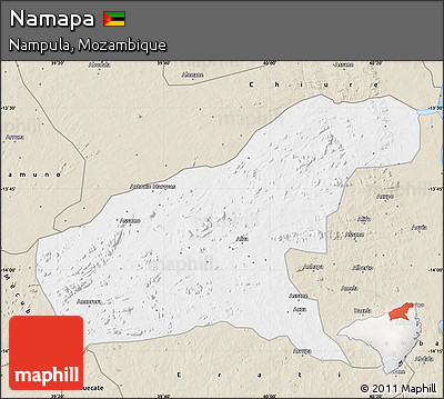 Classic Style Map of Namapa
