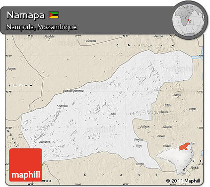 Classic Style Map of Namapa