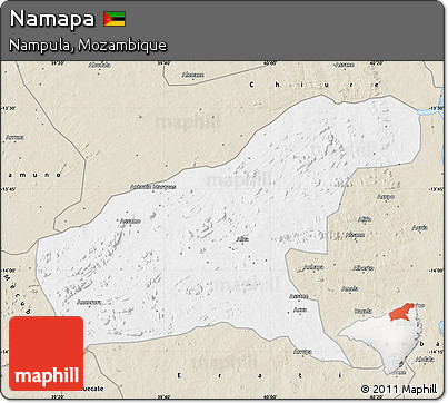 Classic Style Map of Namapa