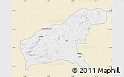 Classic Style Map of Namapa, single color outside