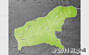 Physical Map of Namapa, darken, desaturated