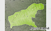 Physical Map of Namapa, darken, semi-desaturated