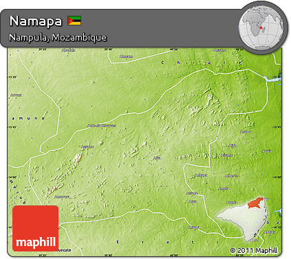 Physical Map of Namapa