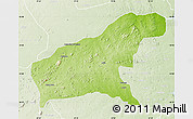 Physical Map of Namapa, lighten